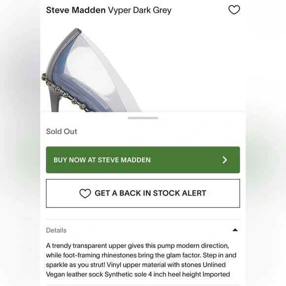 Steve Madden Vyper Heels